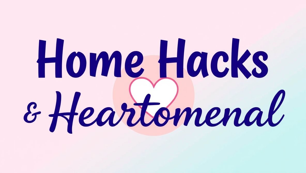 Home hacks heartomenal
