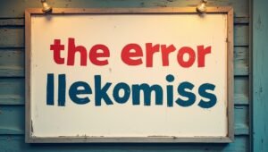 the error llekomiss